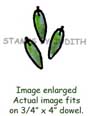 AAA-253 Embroidered 3 Leaves